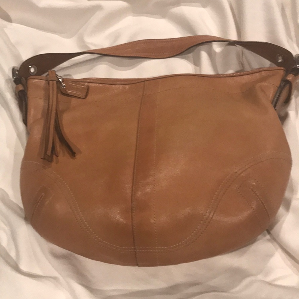Vintage Coach British Tan Handbag